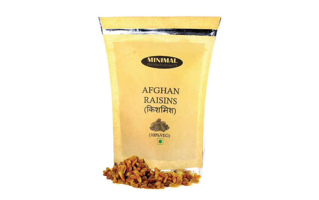 Minimal Afghan Raisins    Pack  100 grams